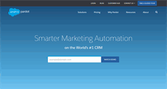 Desktop Screenshot of pardot.com