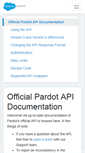 Mobile Screenshot of developer.pardot.com